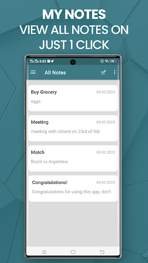 memo pad app Screen 3