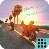 Motorcycle Rider in Traffic icon