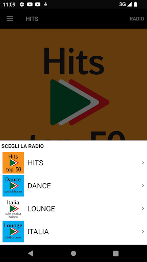 Android application thenetworkradio.com screenshort