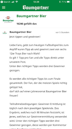 Baumgartner Bier Screen 3