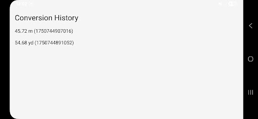 Meters To Yards Converter