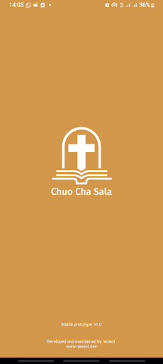 Android application Chuo Cha Sala screenshort