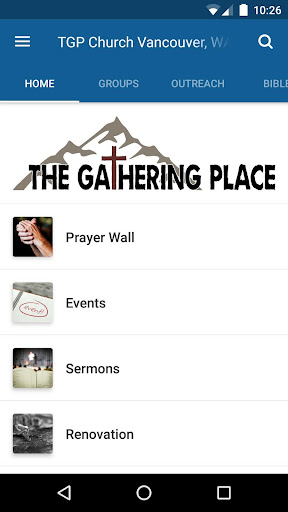Android application TGP Church Vancouver, WA screenshort