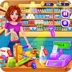 Girl Cashier -Grocery Shopping Mod apk أحدث إصدار تنزيل مجاني