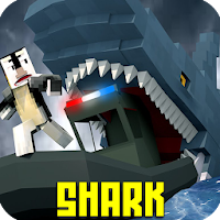 Shark Attack Mod for MCPE ?. (Raft Craft MCPE ?)