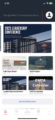 Android application Georgia Motor Trucking Assoc. screenshort