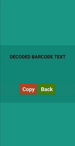 Barcode and QR Generator Screen 3