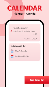Calendar Planner - Agenda App