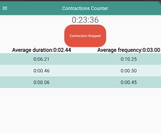 Contraction Counter Screen 2