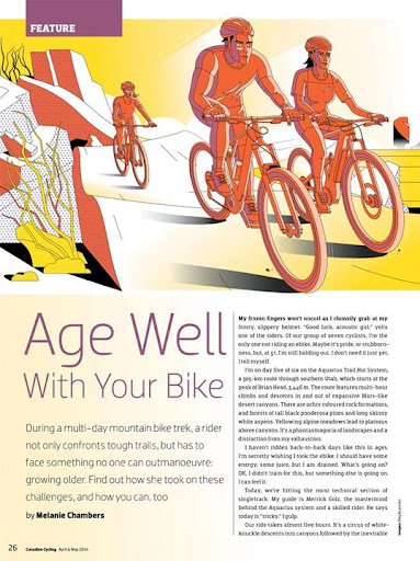 Canadian Cycling Magazine Screen 3