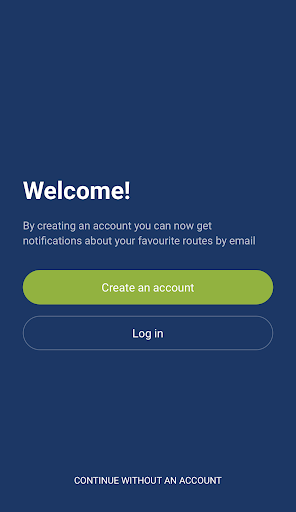 Android application Finferries screenshort