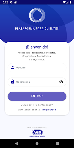 Android application AGD Agro screenshort