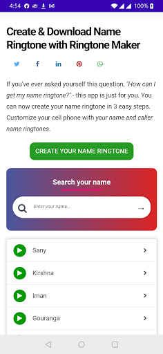 Name Ringtone Maker Screen 3