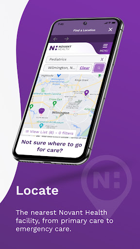 MyNovant Screen 2