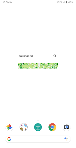 Android application WWWidget GitHubの草をホーム画面に screenshort