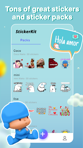 Android application StickerKit - WA Sticker Maker screenshort