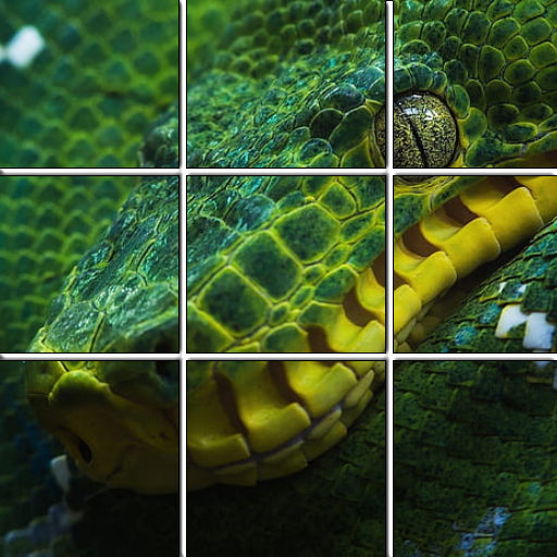 Slide Puzzle Python Snakes