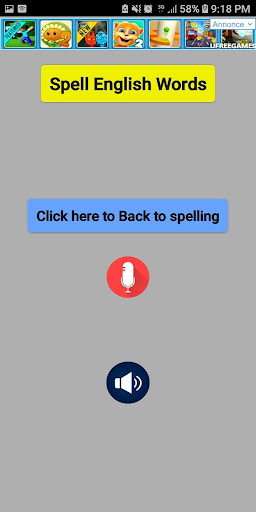 Spell English  NO INTERNET