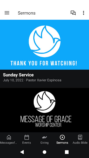 Android application MOG Connect screenshort