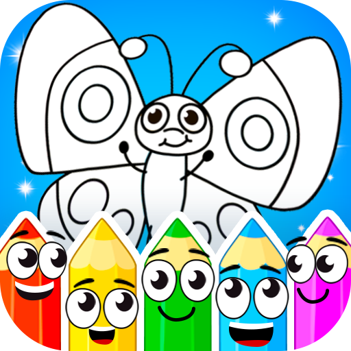 Coloring games : coloring book 1.4.5 Icon