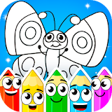 Coloring games : coloring book icon