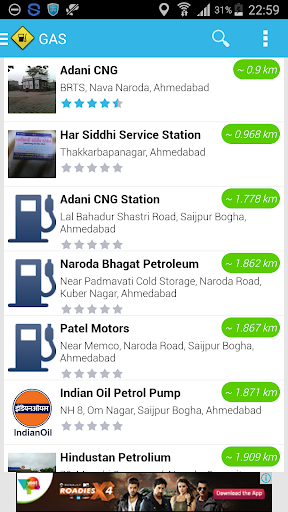CNG Station Locator Around You
