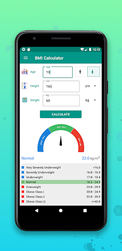 Body Fat Calculator Screen 3