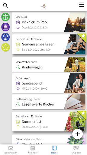 Android application Gemeinsam für Halle screenshort