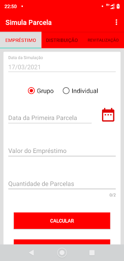Simula Parcela Screen 2