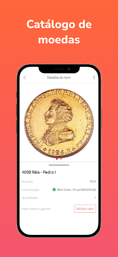 Android application Collectprime coleções screenshort