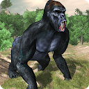 Angry gorilla vs Dinosaur: Wild Jungle Battle