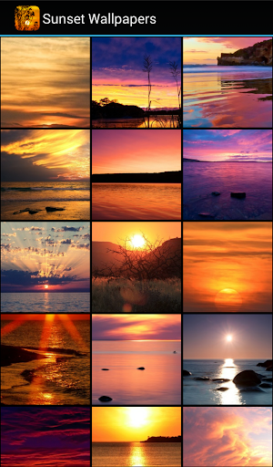 Android application Sunset Wallpapers screenshort