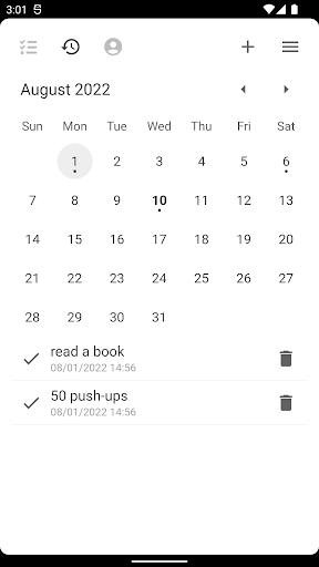 Daily Tasks Screen 2