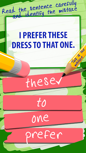 Find The Mistakes Grammar Quiz Screen 3