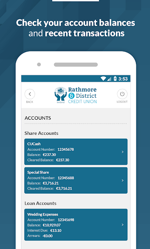 Rathmore Credit Union Screen 2