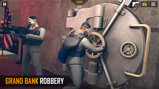 لعبة Real Gangster Bank Robber Game apk مهكر1