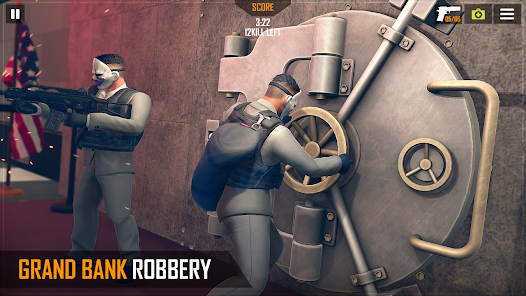 Captura 2 Gangster Bank Robber Game android