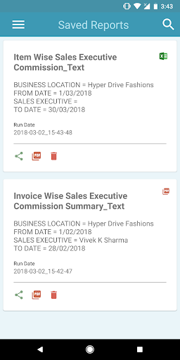 HDReports Screen 3