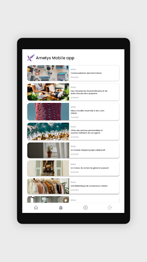 Ametys Mobile Screen 3