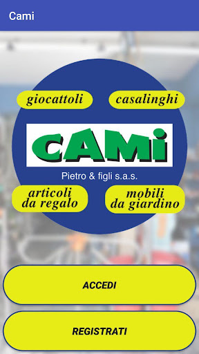 Android application Cami sas screenshort