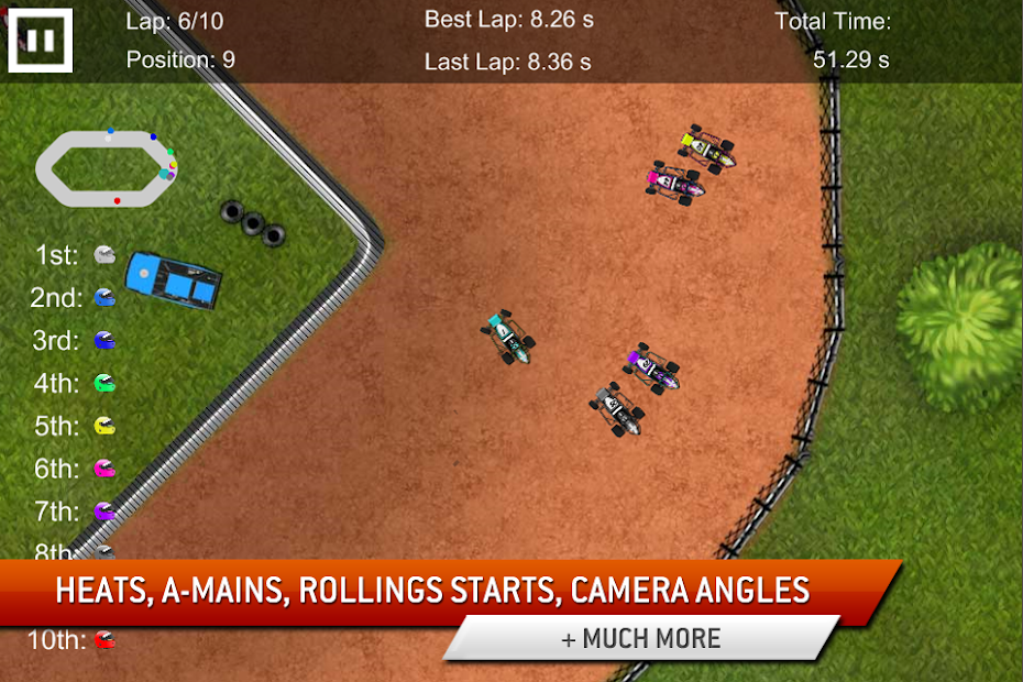 Imágen 17 Dirt Racing Sprint Car Game 2 android
