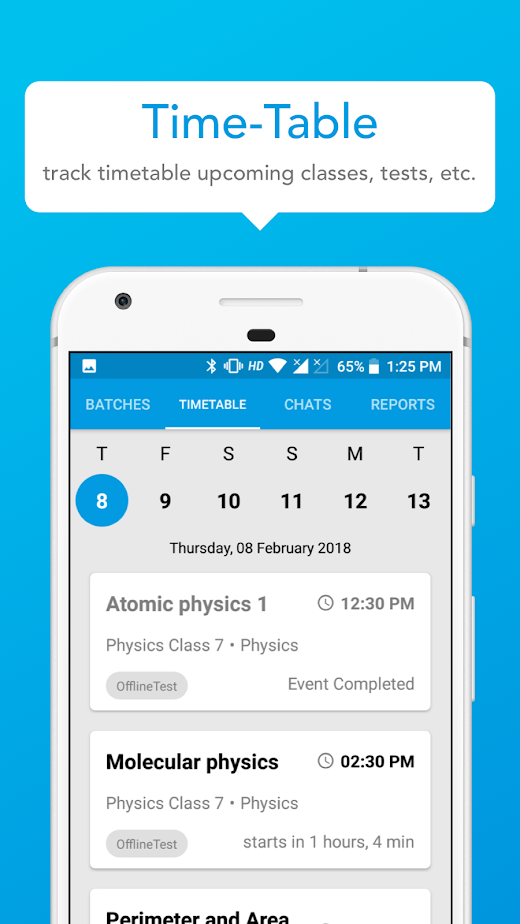 Android application Mallard Academy of Delhi screenshot