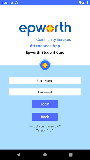 Epworth SC Attendance Screen 2