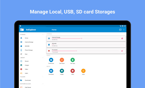 File Manager Android TV Pro Wear Cloud USB Wifi v4.9.8 Android