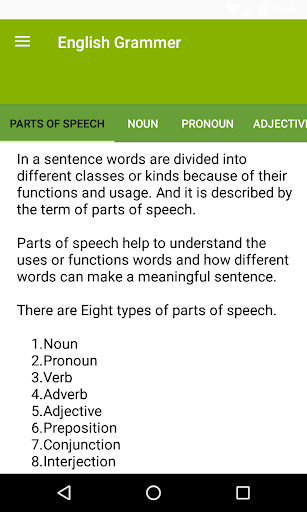 English Grammar with Bangla - Screen 3