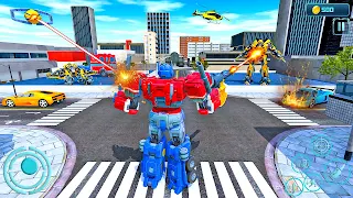 Robot Car Transform Games 3D - Screenshot 2