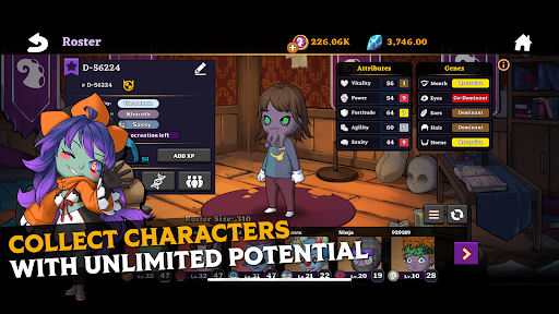 Android application Devikins: RPG/ NFT/Crypto Game screenshort