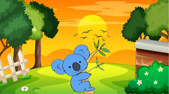 Bleu Koala Coloring Game