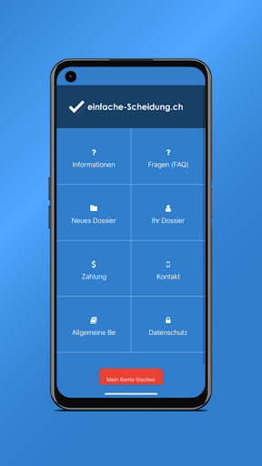 Android application einfache-scheidung screenshort
