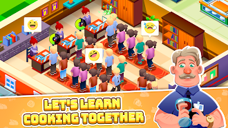Game screenshot Idle Cooking School mod apk